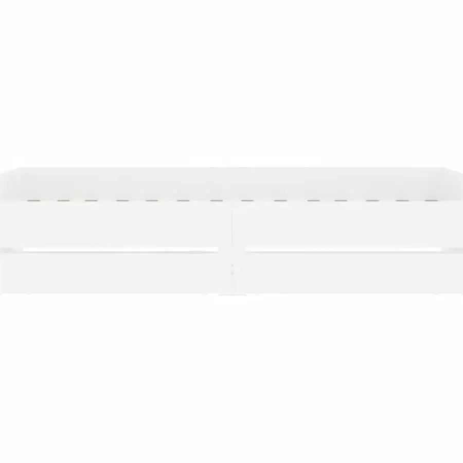 vidaXL - Bedframe met lades - Wit - Bewerkt hout - 90 x 190 cm
