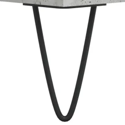 vidaXL - Betongrijs Wastafelonderkast - 1 deur 4 lades - Hout - 80x33x60 cm