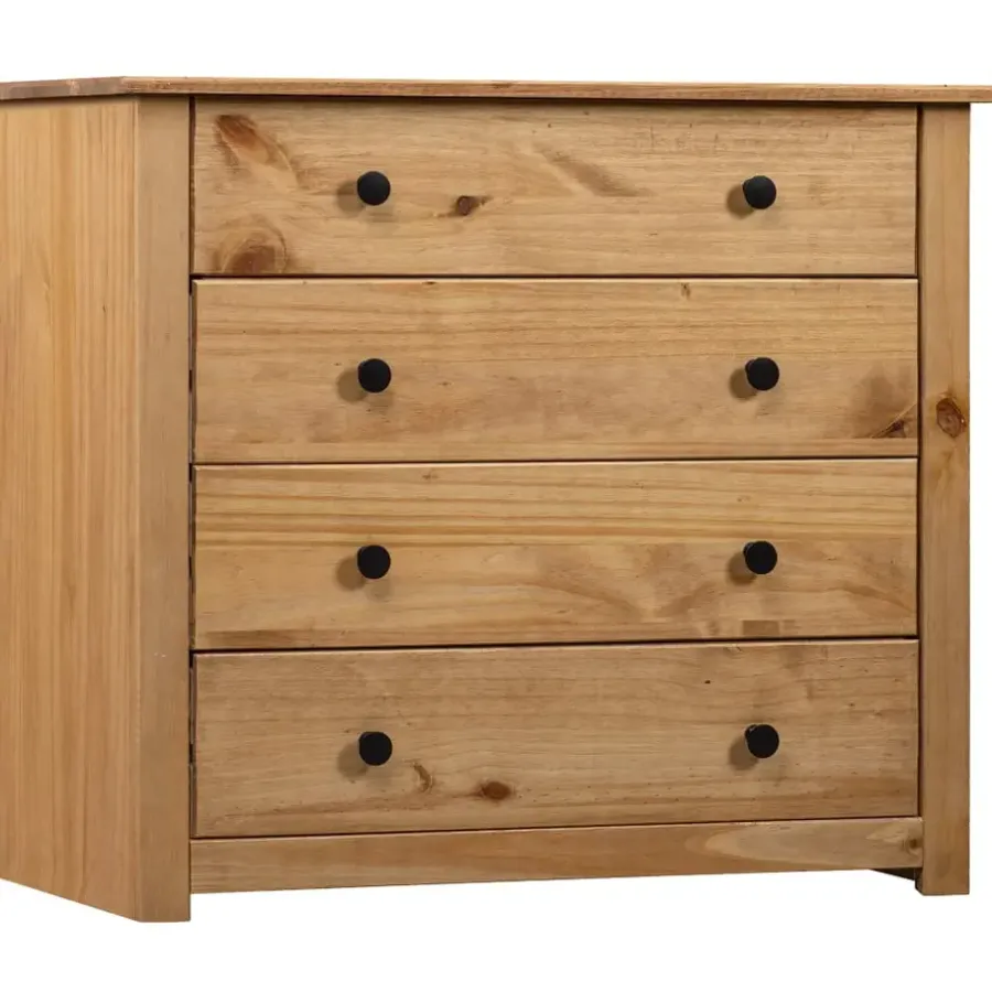 Ladekasten|Ladekasten-vidaXL - Bijzetkast - Bruin - Grenenhout