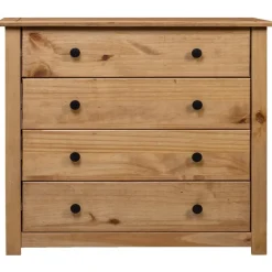 Ladekasten|Ladekasten-vidaXL - Bijzetkast - Bruin - Grenenhout