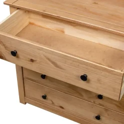 Ladekasten|Ladekasten-vidaXL - Bijzetkast - Bruin - Grenenhout