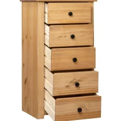 Ladekasten|Ladekasten-vidaXL - Bijzetkast - Bruin - Grenenhout