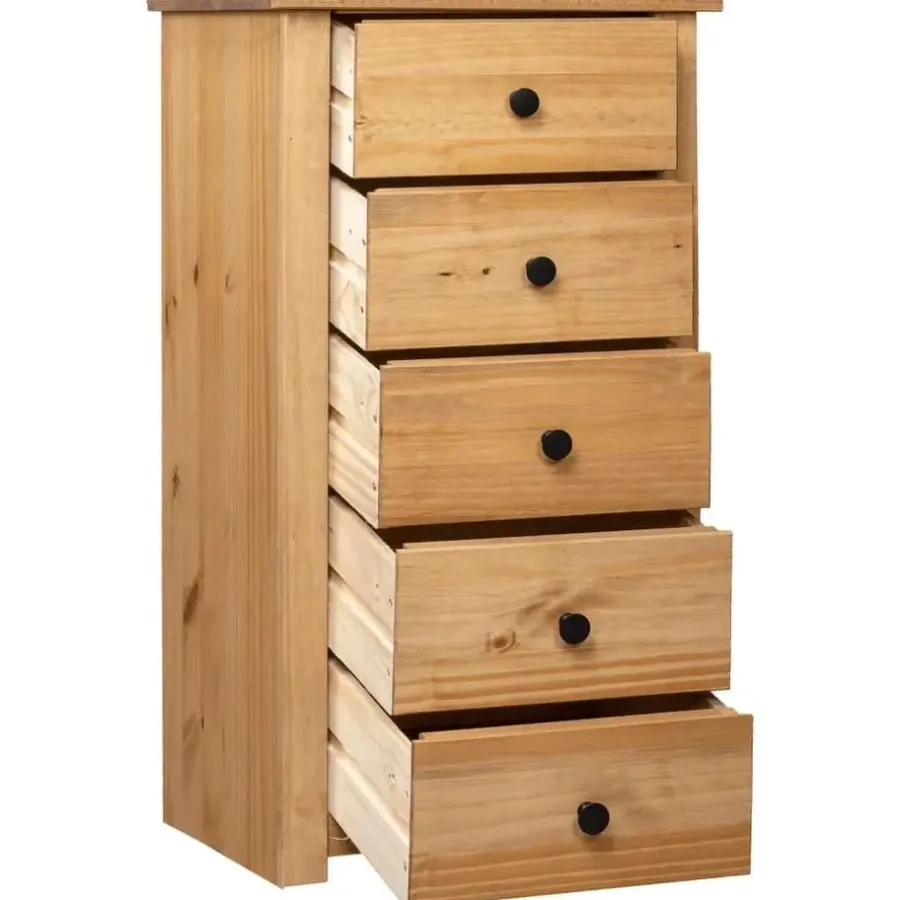 Ladekasten|Ladekasten-vidaXL - Bijzetkast - Bruin - Grenenhout