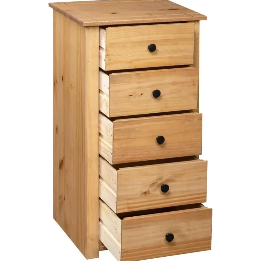 Ladekasten|Ladekasten-vidaXL - Bijzetkast - Bruin - Grenenhout