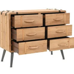 vidaXL - Bijzetkast - Bruin - Hout