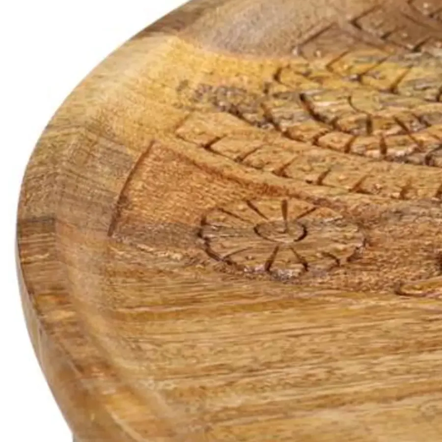 Bijzettafels-vidaXL - Bijzettafel - Bruin - Hout