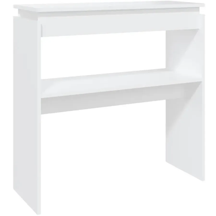 Sidetables-vidaXL - Bijzettafel - Wit - Bewerkt hout