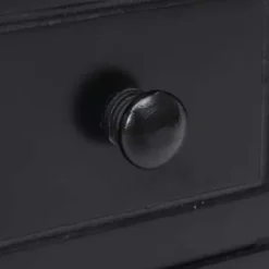 vidaXL - Bijzettafel - Zwart - Hout