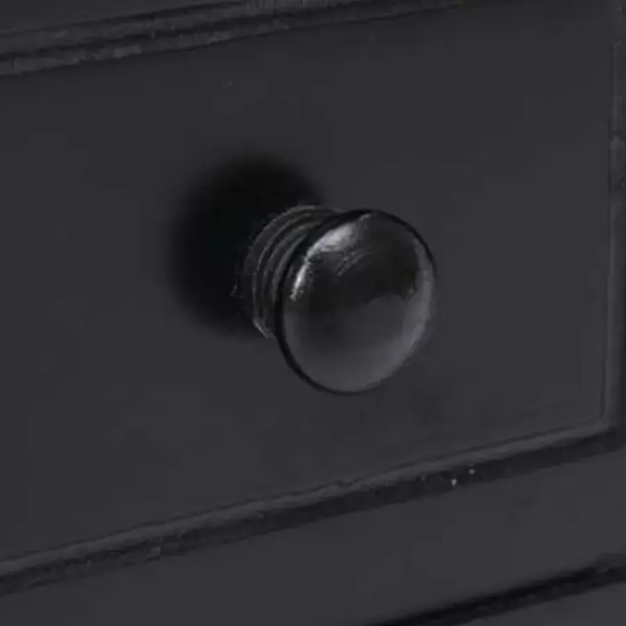 vidaXL - Bijzettafel - Zwart - Hout