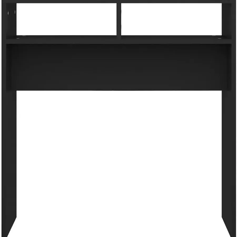 Sidetables-vidaXL - Bijzettafel - Zwart - Bewerkt hout