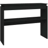 Sidetables-vidaXL - Bijzettafel - Zwart - Bewerkt hout