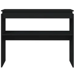 Sidetables-vidaXL - Bijzettafel - Zwart - Bewerkt hout