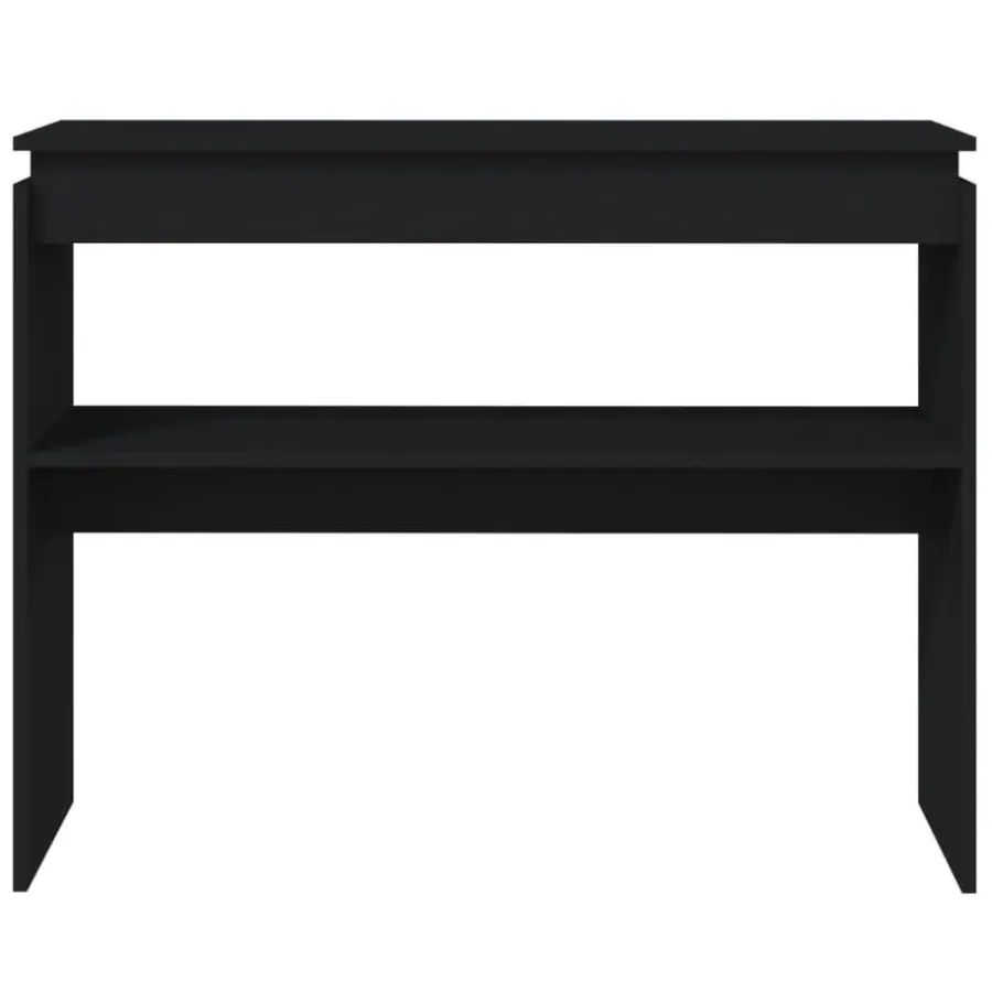 Sidetables-vidaXL - Bijzettafel - Zwart - Bewerkt hout