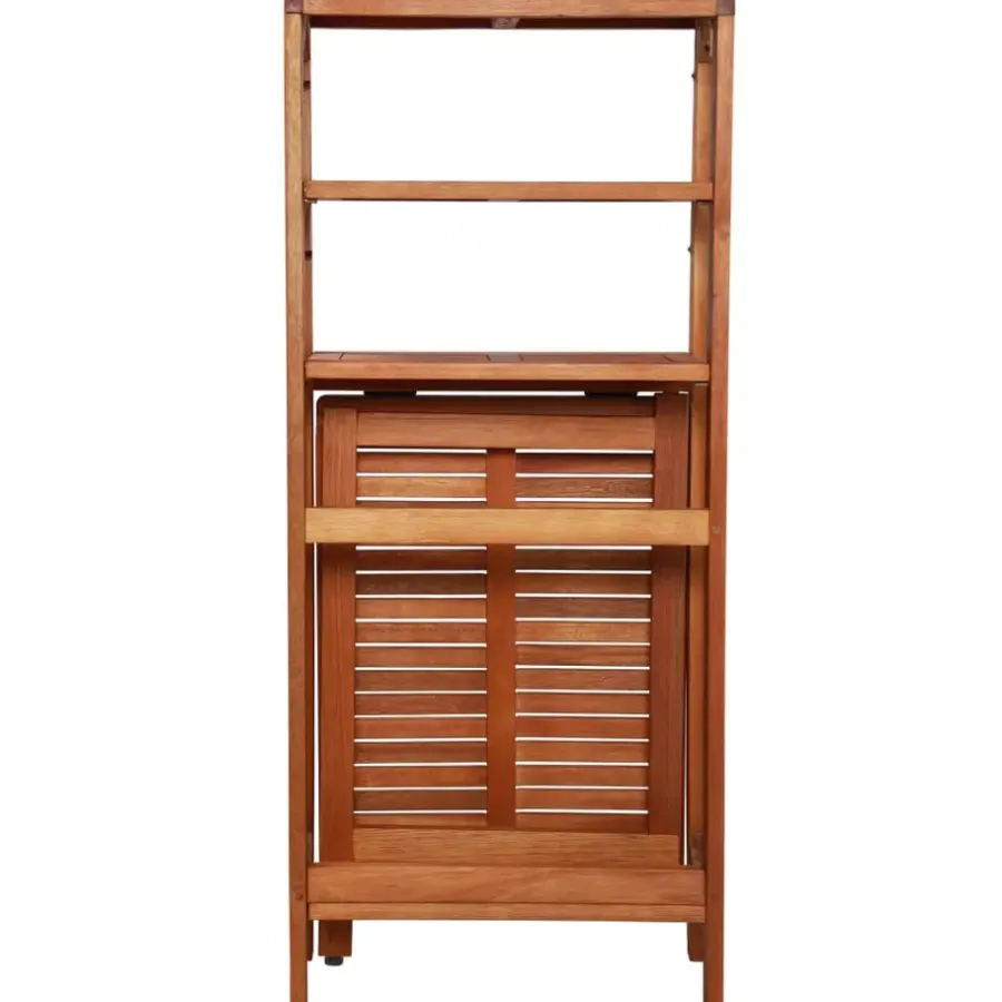 Bistro- & Balkonsets-vidaXL - Bistro Set - Bruin - Hout