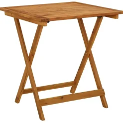 Bistro- & Balkonsets-vidaXL - Bistroset - Bruin - Acaciahout - 3 stuks