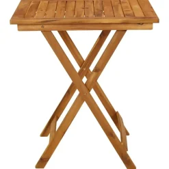 Bistro- & Balkonsets-vidaXL - Bistroset - Bruin - Acaciahout - 3 stuks