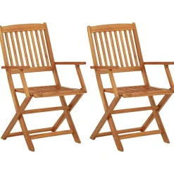 Bistro- & Balkonsets-vidaXL - Bistroset - Bruin - Acaciahout - 3 stuks