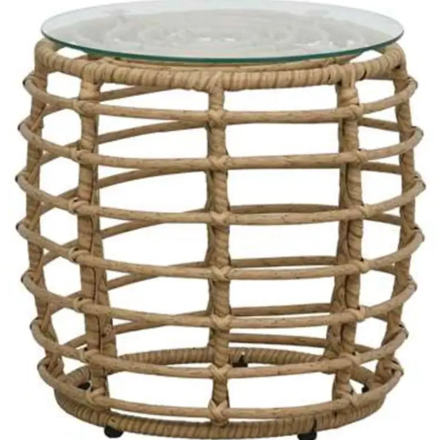 Bistro- & Balkonsets-vidaXL - Bistroset - Bruin - Poly rattan