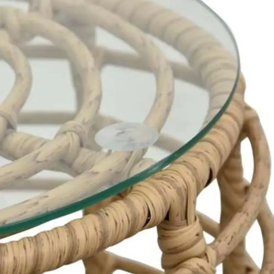 Bistro- & Balkonsets-vidaXL - Bistroset - Bruin - Poly rattan