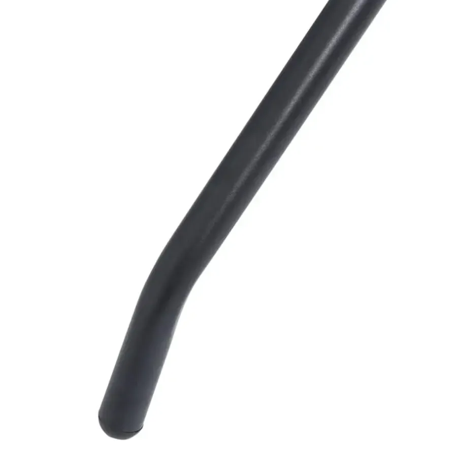 vidaXL - Bistroset - Zwart - Aluminium
