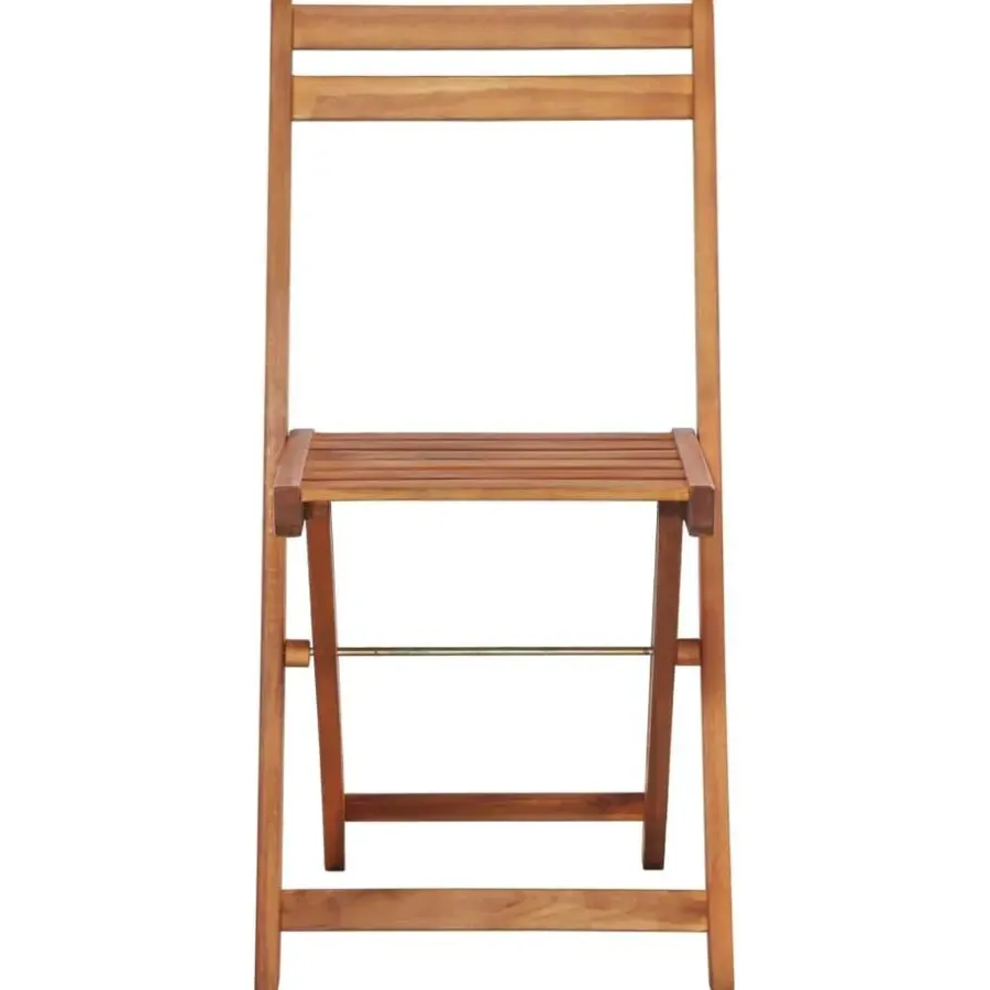 vidaXL - Bistrostoel - Bruin - Hout - 2 stuks