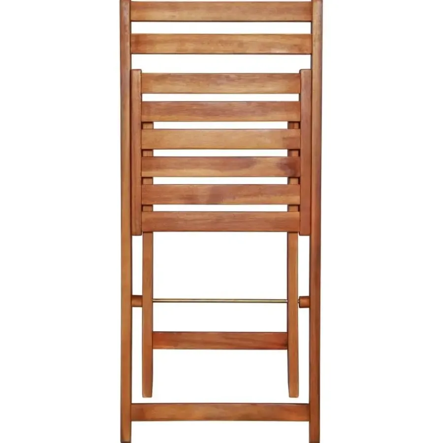 vidaXL - Bistrostoel - Bruin - Hout - 2 stuks