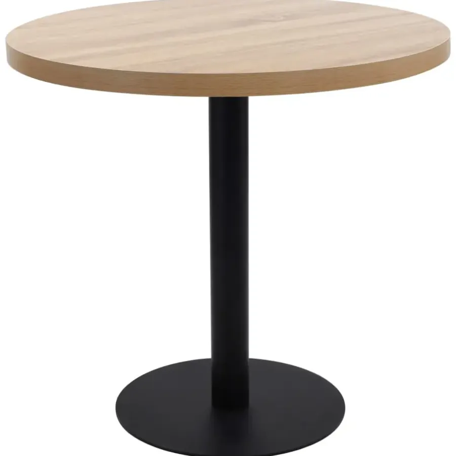 Tuintafels-vidaXL - Bistrotafel - Bruin - MDF - 80 x 75 cm