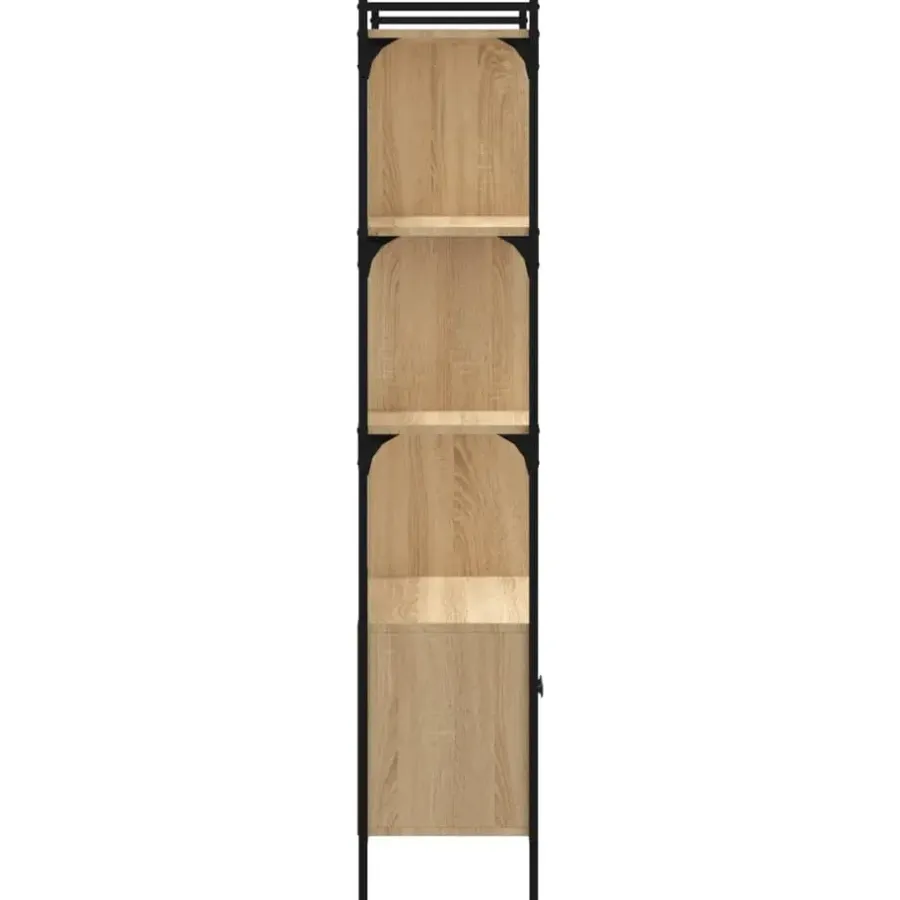 Boekenkasten|Boekenkasten-vidaXL - Boekenkast - Bruin - Bewerkt hout