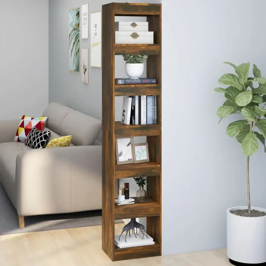 Boekenkasten|Boekenkasten-vidaXL - Boekenkast - Bruin - Bewerkt hout