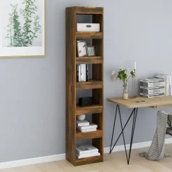 Boekenkasten|Boekenkasten-vidaXL - Boekenkast - Bruin - Bewerkt hout