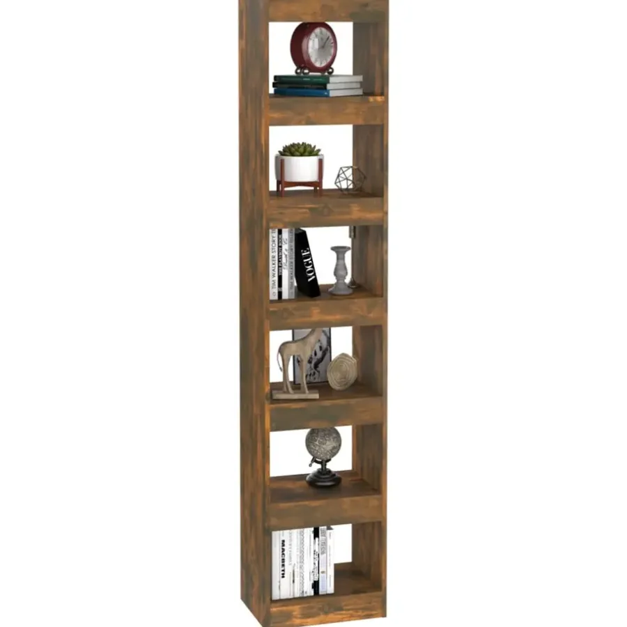 Boekenkasten|Boekenkasten-vidaXL - Boekenkast - Bruin - Bewerkt hout
