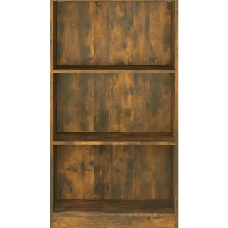 Boekenkasten|Boekenkasten-vidaXL - Boekenkast - Bruin - Bewerkt hout - 60 x 24 x 109 cm