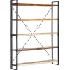 Boekenkasten|Boekenkasten-vidaXL - Boekenkast - Bruin - Gerecycled hout