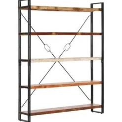 Boekenkasten|Boekenkasten-vidaXL - Boekenkast - Bruin - Gerecycled hout