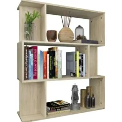 vidaXL - Boekenkast - Bruin - Bewerkt hout