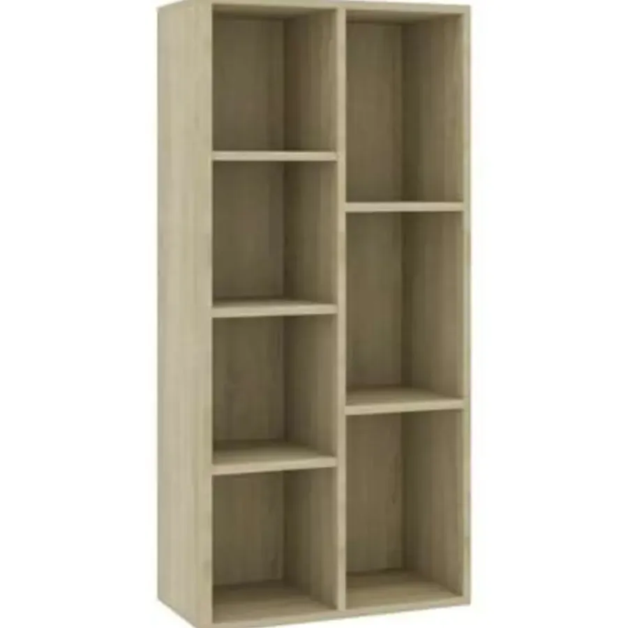 Boekenkasten|Boekenkasten-vidaXL - Boekenkast - Bruin - Bewerkt hout