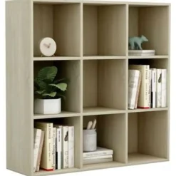 Boekenkasten|Boekenkasten-vidaXL - Boekenkast - Bruin - Bewerkt hout