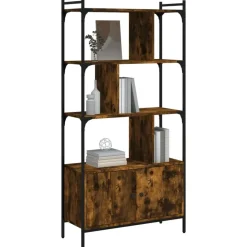 Boekenkasten|Boekenkasten-vidaXL - Boekenkast - Bruin - Bewerkt hout