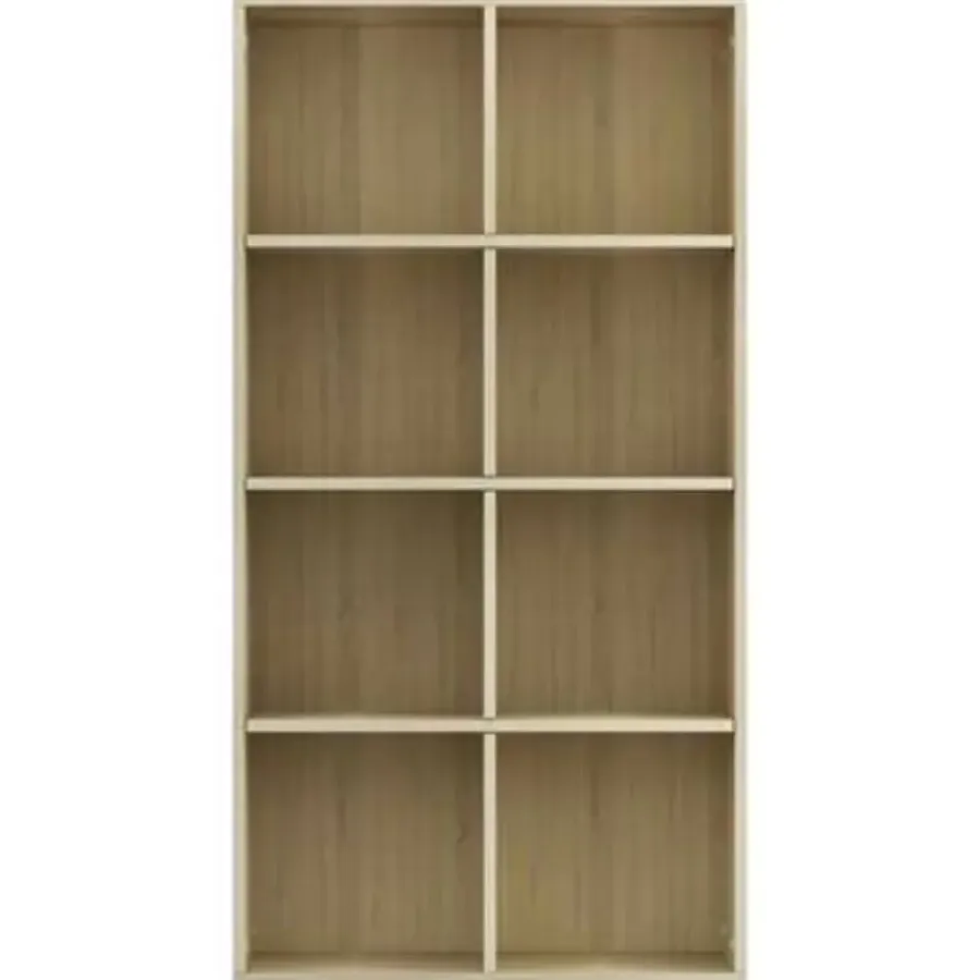 vidaXL - Boekenkast - Bruin - Bewerkt hout