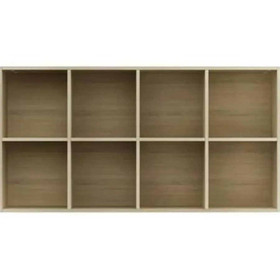 vidaXL - Boekenkast - Bruin - Bewerkt hout