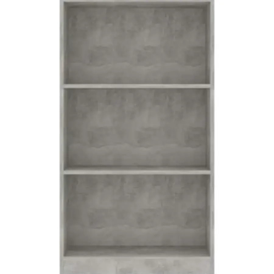 Boekenkasten|Boekenkasten-vidaXL - Boekenkast - Grijs - Bewerkt hout - 60 x 24 x 109 cm