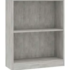 Boekenkasten|Boekenkasten-vidaXL - Boekenkast - Grijs - Bewerkt hout