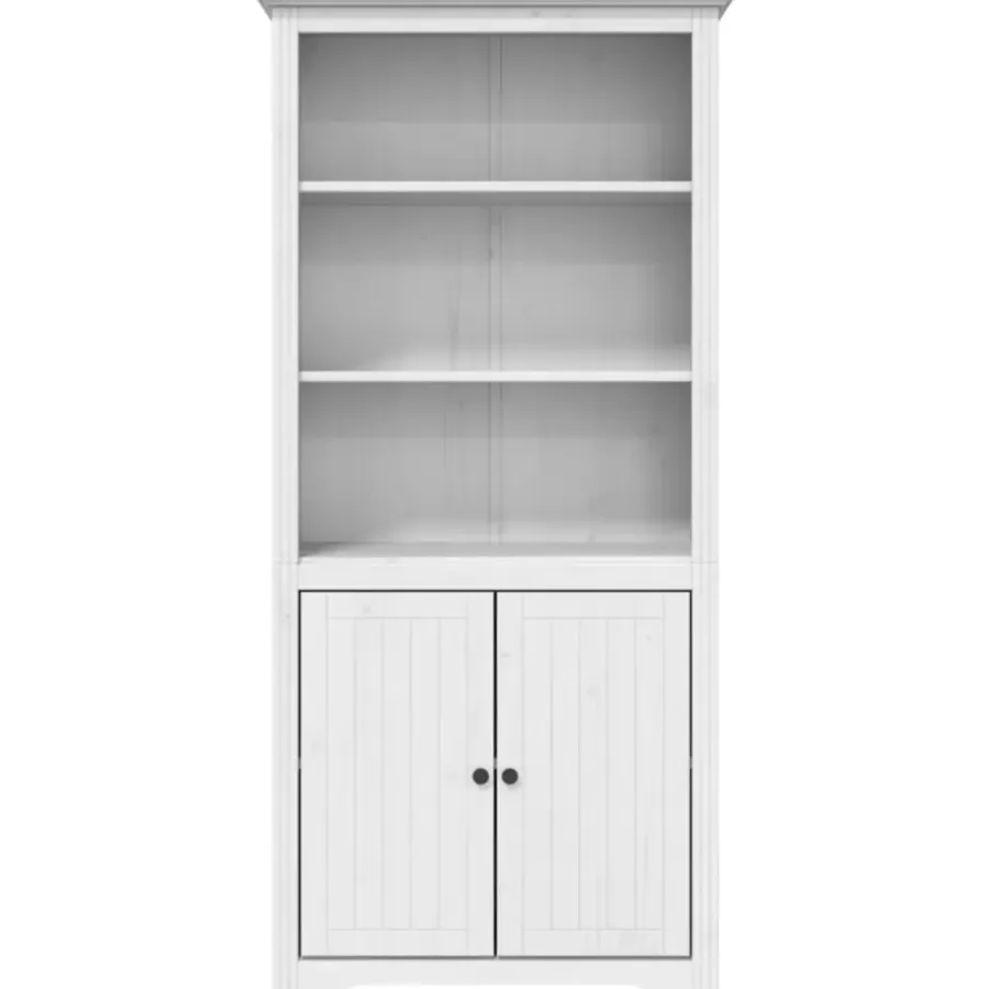 Boekenkasten|Boekenkasten-vidaXL - Boekenkast - Wit - Grenenhout