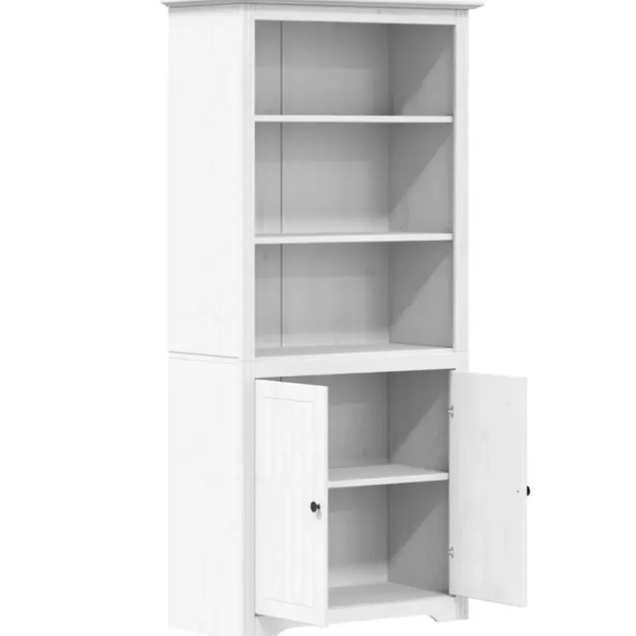 Boekenkasten|Boekenkasten-vidaXL - Boekenkast - Wit - Grenenhout