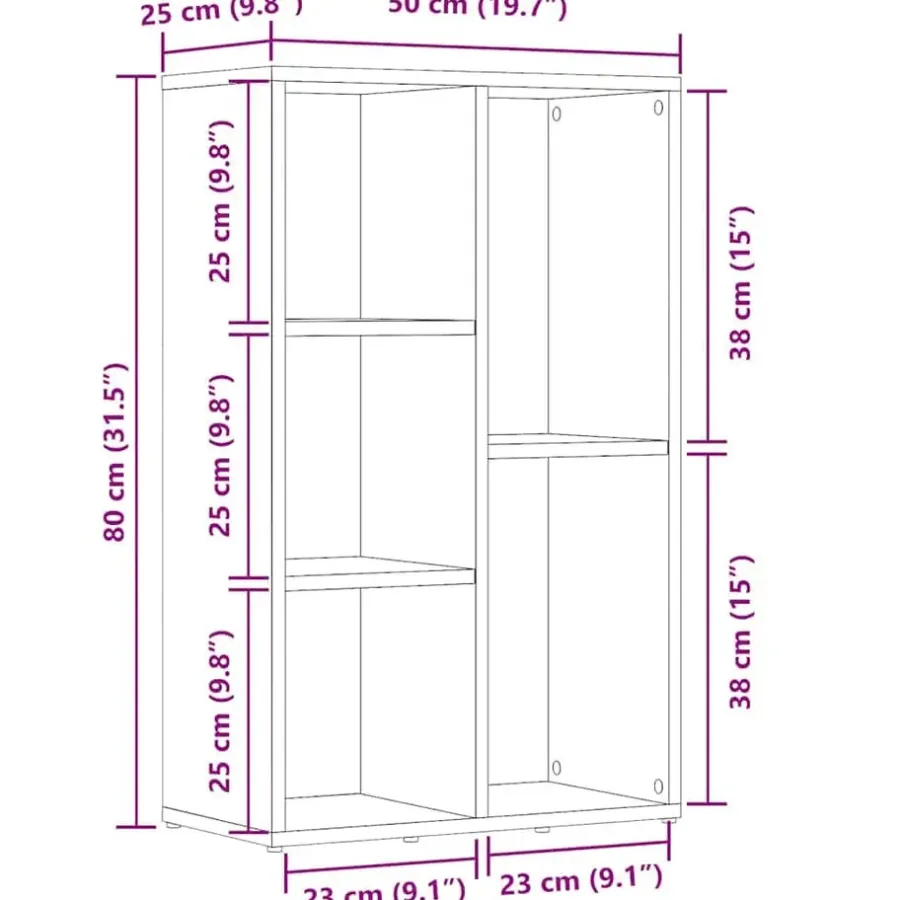 Boekenkasten|Boekenkasten-vidaXL - Boekenkast - Wit - Bewerkt hout