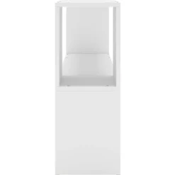 vidaXL - Boekenkast - Wit - Bewerkt hout - 100 x 24 x 63 cm
