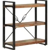 Boekenkasten|Boekenkasten-vidaXL - Boekenkast 3-laags - Multikleur - Gerecycled hout - 77 x 30 x 80 cm