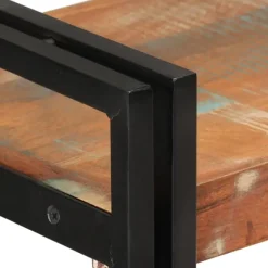 Boekenkasten|Boekenkasten-vidaXL - Boekenkast 3-laags - Multikleur - Gerecycled hout - 77 x 30 x 80 cm