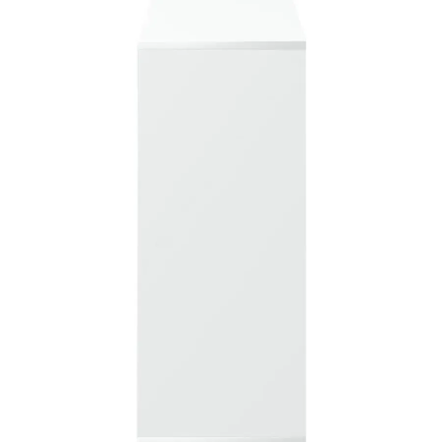 Boekenkasten|Boekenkasten-vidaXL - Boekenkast met 4 open vakken voor woonkamers - Wit -69.5x29x69.5 cm