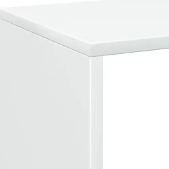 Boekenkasten|Boekenkasten-vidaXL - Boekenkast met 4 open vakken voor woonkamers - Wit -69.5x29x69.5 cm